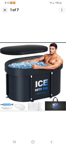 Ice bath tub - with, lid