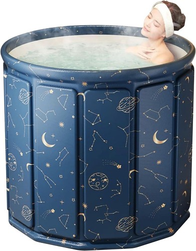 Portable foldable ice - foldable, bath