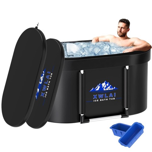 Oval ice bath tub - bath, lid
