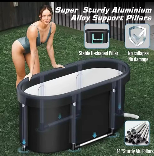 Portable ice bath tub - portable, for