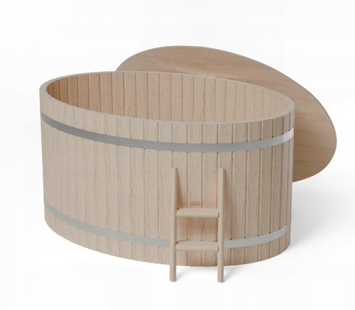 Natural wood ice - natural, bath